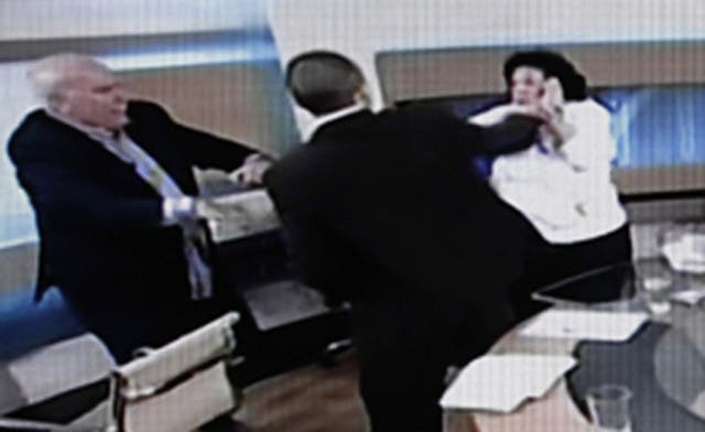 Far-Right Greek MP slaps two female MPs on live TV