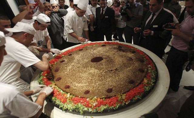 Jordan sets the record for world’s largest falafel
