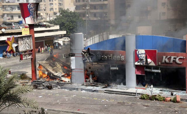 Seven killed as anti-Islam film protests rage in Tunisia, Sudan and Lebanon