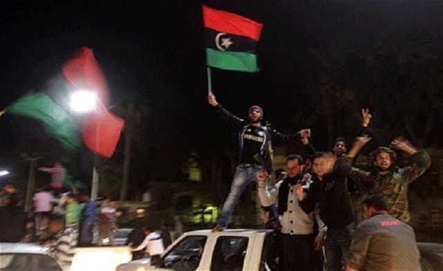 Libyan demonstrators wreck militia compound in Benghazi
