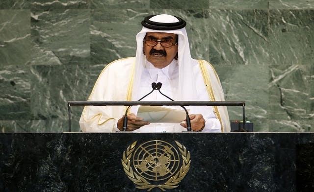 Qatar emir calls for armed intervention in Syria to halt conflict