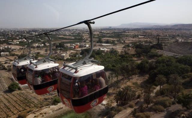 Jericho cable car important for tourism in West Bank