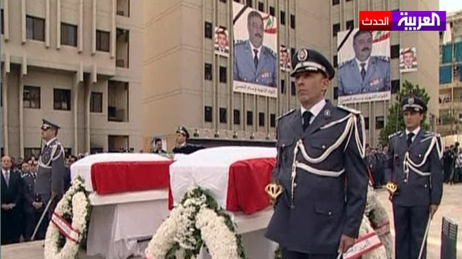 Thousands gather for Beirut funeral of slain security chief