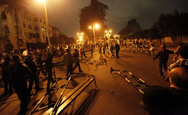 Egyptian President Leaves Palace As Police Battle Protesters